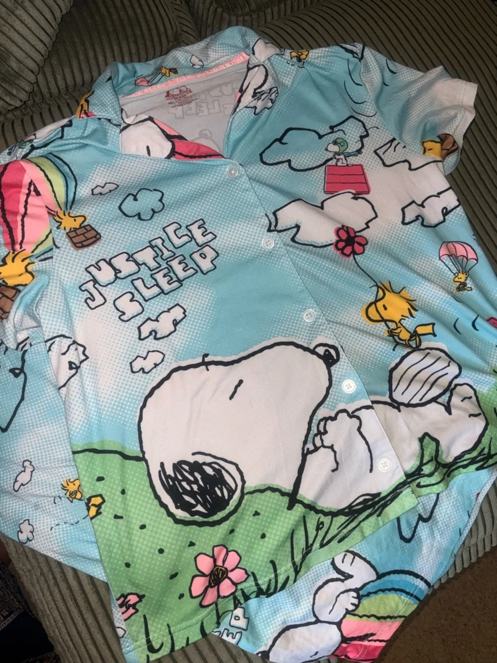 Justice Snoopy Pajamas